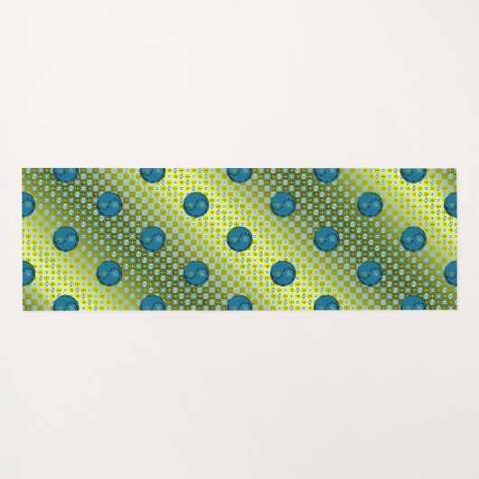 Vissen en wateraap yogamat (Achterkant (horizontaal))