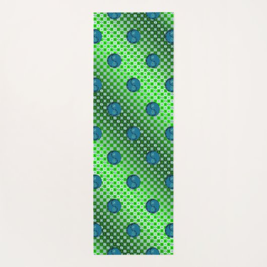 Vissen en watergeit yogamat (Achterkant)