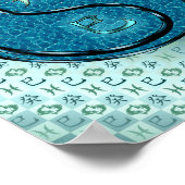 Vissen en waterslang poster (Hoek)