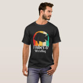 Vissen En Worstelen T-shirt (Voorkant volledig)