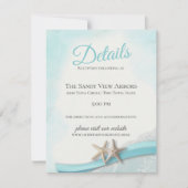 vissen en zeebaars (blauw) kaart (Voorkant)