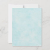 vissen en zeebaars (blauw) kaart (Achterkant)