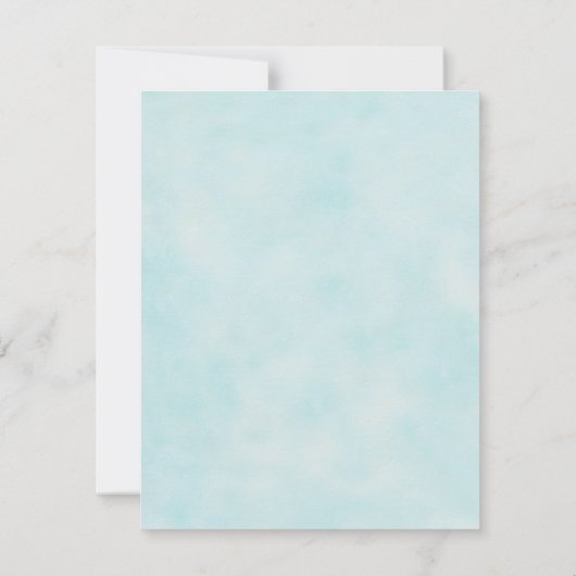  vissen en zeebaars (blauw) kaart (Achterkant)