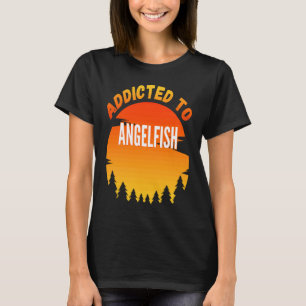 Vissen Engelenvis Verslaafd aan Engelenvis T-shirt