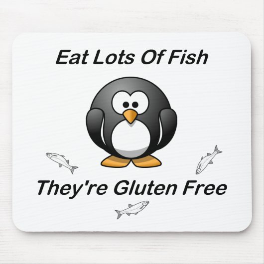 Vissen eten veel, ze zijn glanzend vrij muismat (Voorkant)