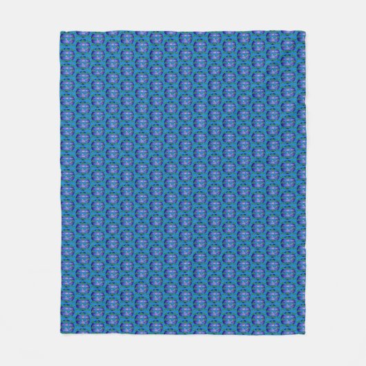 Vissen Fleece Deken (Voorkant)