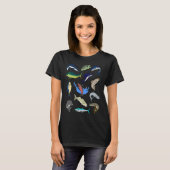 Vissen flitsen t-shirt (Voorkant volledig)