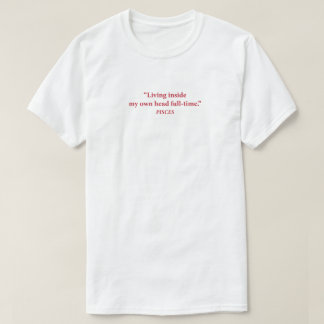 Vissen Fun Daydreamer Zodiac T-shirt