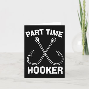 Vissen Gear Funny Part Time  Gift T-shirt Kaart