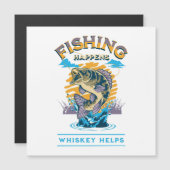 Vissen gebeurt. Whisky helpt! (Voorkant / Achterkant)