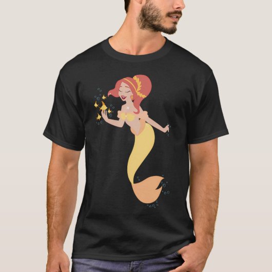 Vissen - Geel T-shirt (Voorkant)