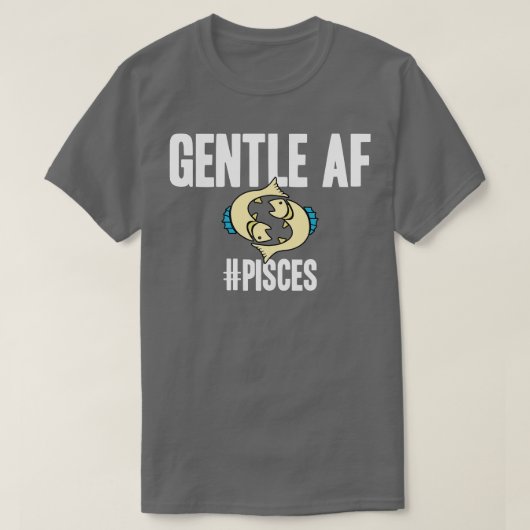 Vissen Gentle AF T-shirt (Design voorkant)