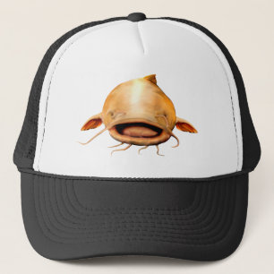 Vissen glimlach trucker pet