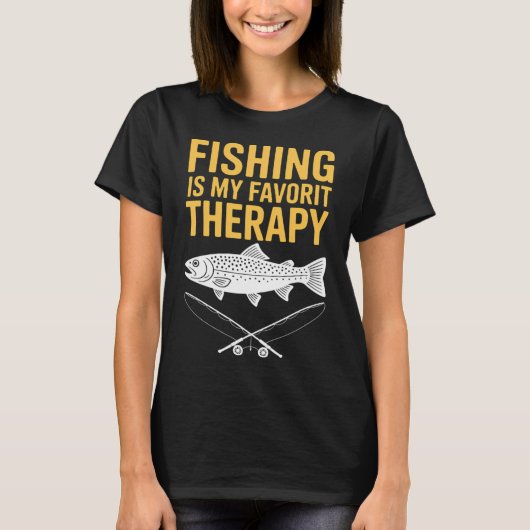 Vissen Grappige Vaderdag Visser T-shirt (Voorkant)