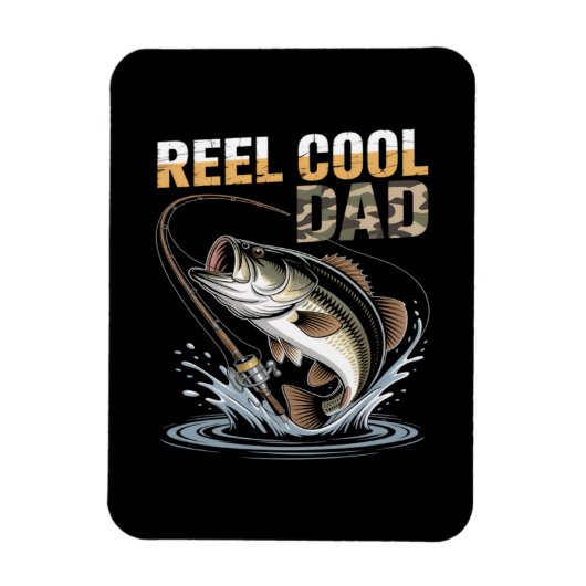 Vissen Grappige Vaderdag Visser Visliefhebbers Magneet (Verticaal)