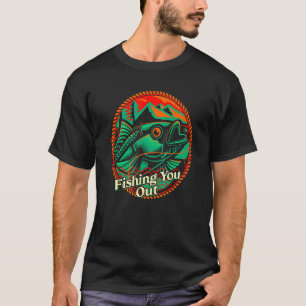 Vissen halen Pa Scherpe humor Jacht T-shirt