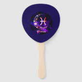 Vissen hand fan handwaaier (Achterkant)