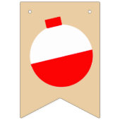 Vissen Happy Birthday Bobber Vlaggetjes (Eerste vlag)