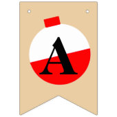 Vissen Happy Birthday Bobber Vlaggetjes (Derde vlag)