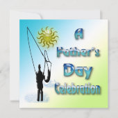 Vissen - Happy Vaderdag Invitation Kaart (Voorkant)