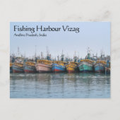 Vissen Harbour Vizag Briefkaart (Voorkant)