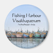 Vissen Harbour Vizag Magneet (Voorkant)