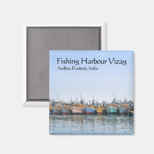 Vissen Harbour Vizag Magneet (Voorkant / Achterkant)