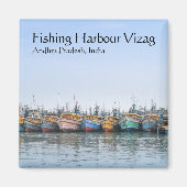 Vissen Harbour Vizag Magneet (Voorkant)