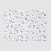 Vissen Harmony: Konijntje Zeemeerminnen Patroon Tissuepapier (Voorkant)