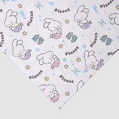 Vissen Harmony: Konijntje Zeemeerminnen Patroon Tissuepapier (Detail)