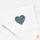 Vissen Hart Sticker (Envelop)