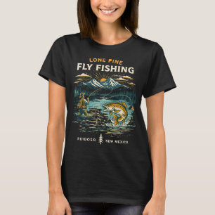 Vissen heeft me gered ontwerp met baars vis kunst t-shirt