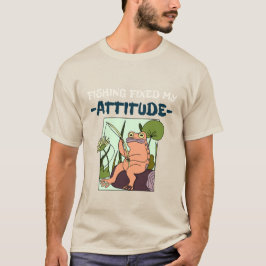 Vissen Heeft Mijn Houding Verbeterd. chagrijnig vi T-shirt