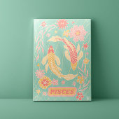 Vissen Hemelse Dierenriem Pastel Dromen Muur Kunst Canvas Afdruk