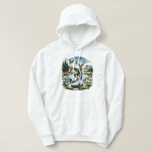 Vissen, herten jagen, eenden jagen hoodie