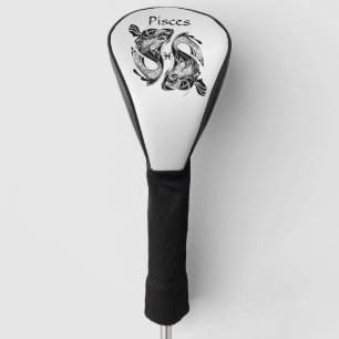 Vissen het het Symbool en Teken van de Dierenriem Golfheadcover