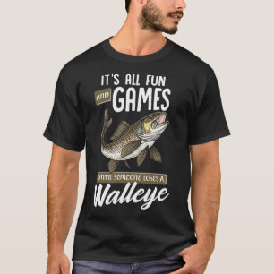 Vissen Het is allemaal leuk en aardig totdat ieman T-shirt