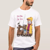 Vissen hier verkocht - Oude vissers T-shirt (Voorkant)