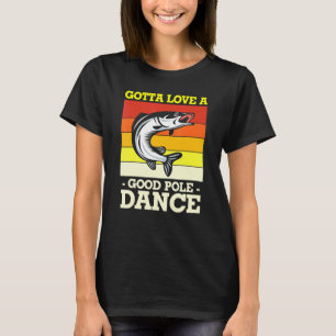 Vissen Hinting Bier Drinker Papa Vaderdag Grappig T-shirt