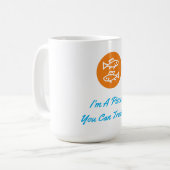 Vissen Horoscoop Sterrenbeeld Modern Minimalistisc Koffiemok (Voorkant links)