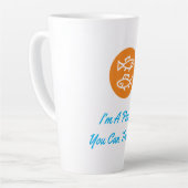 Vissen Horoscoop Sterrenbeeld Modern Minimalistisc Latte Mok (Linkerhoek)