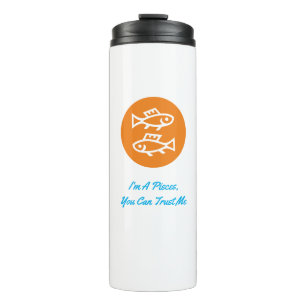 Vissen Horoscoop Sterrenbeeld Modern Minimalistisc Thermosbeker