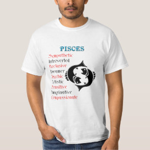 Vissen Horoscoop Sterrenbeeld T-shirt