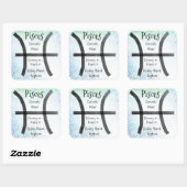 Vissen Horoscoop Zodiac Teken Stickers (Vel)