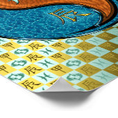 Vissen & Hout Dragon Poster (Hoek)