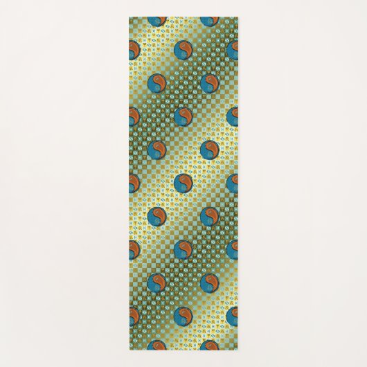 Vissen & Hout Dragon Yogamat (Voorkant)