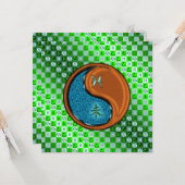 Vissen & Hout Geit Kaart (Voorkant / Achterkant in situ)