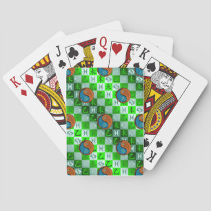 Vissen & Hout Geit Pokerkaarten