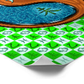 Vissen & Hout Geit Poster (Hoek)