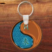 Vissen & Hout Geit Sleutelhanger (Voorkant)